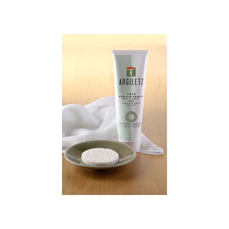 Argiletz pâte à l'argile verte Tube. Argiletz pâte à l'argile verte Tube.
