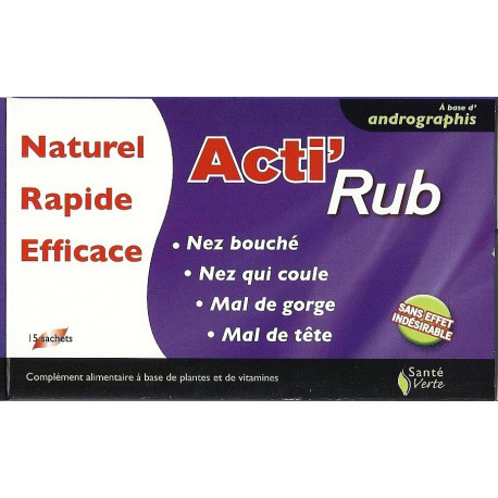 ActiRub sachets ActiRub sachets