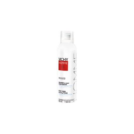Vichy Homme Mousse à Raser sans savon Triple Protection Vichy Homme Mousse à Raser sans savon Triple Protection