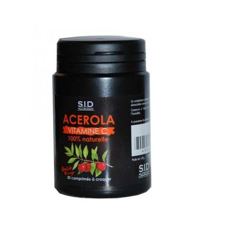 SIDN Acerola 30 ou 60 comprimés à croquer