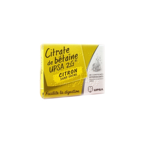 Citrate de Betaine UPSA 2G Citron