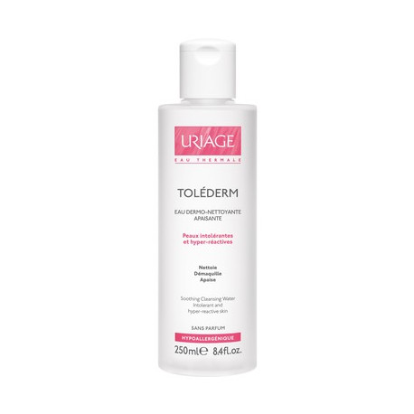 Toléderm Eau Dermo-Nettoyante Apaisante.
