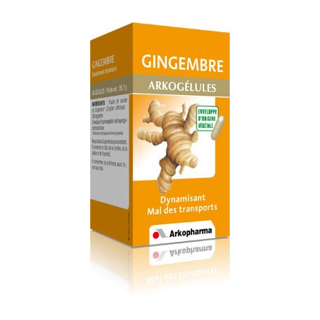 Arkogélules Gingembre. Arkogélules Gingembre.