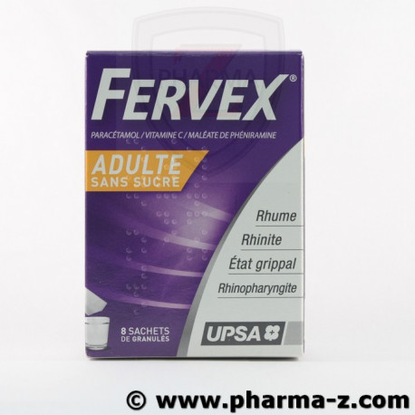 FERVEX Adultes sans sucre.
