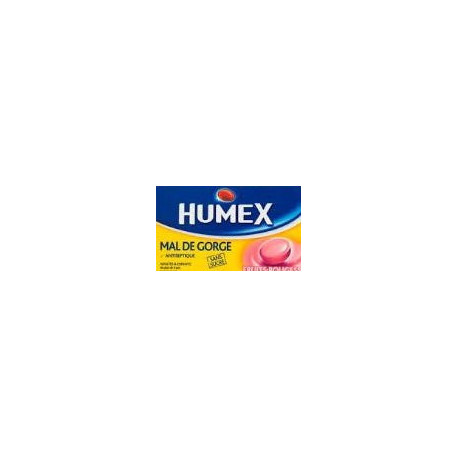 HUMEX MAL DE GORGE FRUITS ROUGES 20 mg SANS SUCRE