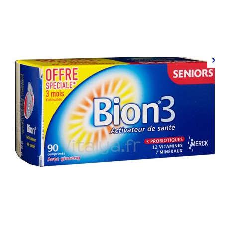 Bion 3 Séniors 90 comprimés Bion 3 Séniors 90 comprimés
