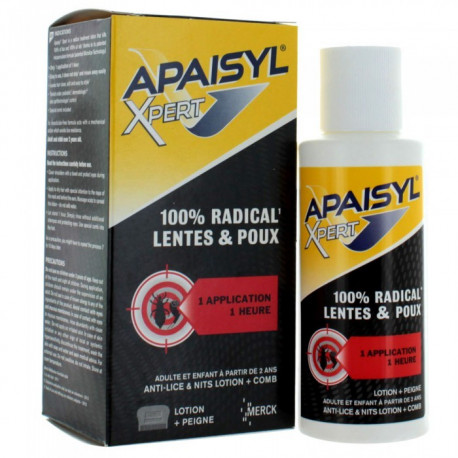 Apaisyl Xpert lentes et poux 100ml Apaisyl Xpert lentes et poux 100ml