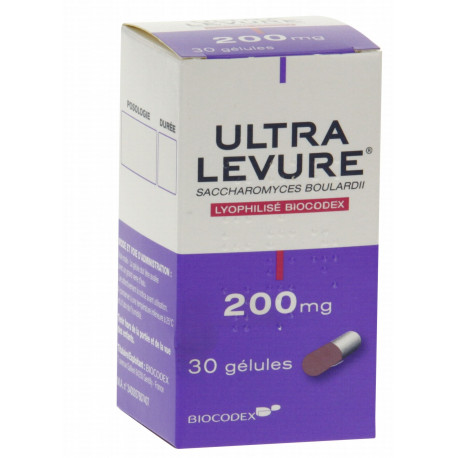 Ultra levure 200 mg boite 30 Ultra levure 200 mg boite 30