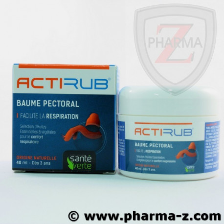 Actirub baume pectoral Actirub baume pectoral