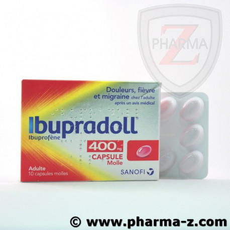 Ibupradoll 400 mg capsules molles Ibupradoll 400 mg capsules molles