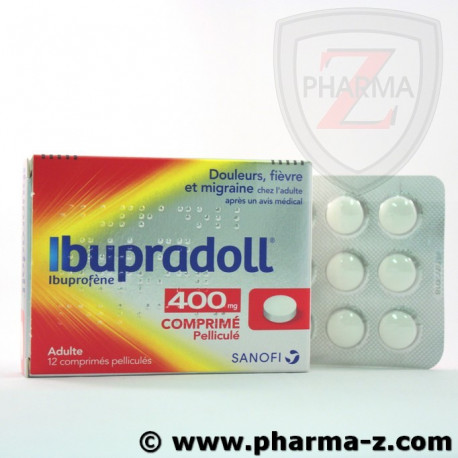 Ibupradoll 400 mg comprimés pelliculés Ibupradoll 400 mg comprimés pelliculés