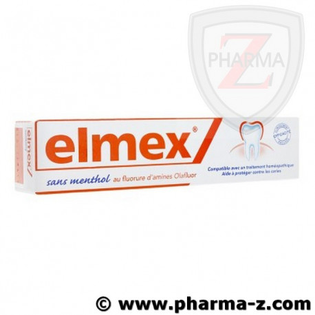 Elmex Dentifrice sans menthol Elmex Dentifrice sans menthol
