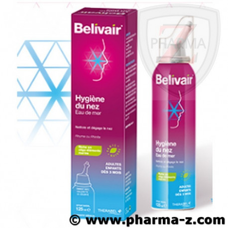 Belivair Eau de Mer Hygiène du nez Belivair Eau de Mer Hygiène du nez