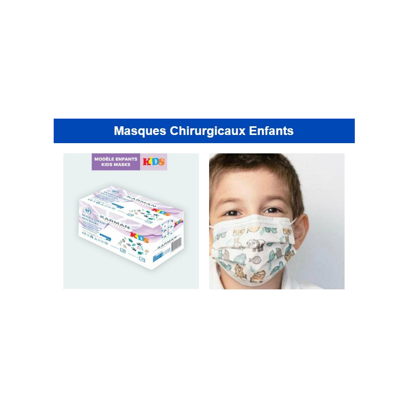Masque Chirurgicaux Enfants Type 2 R Boite De 50 Pharma Z La Boutique