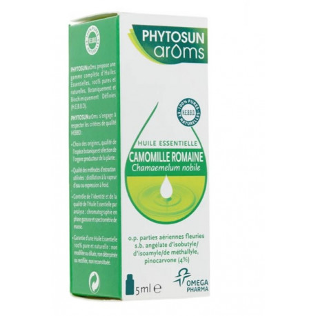 Huile Essentielle Camomille Romaine Phytosun 5ml Huile Essentielle Camomille Romaine Phytosun 5ml