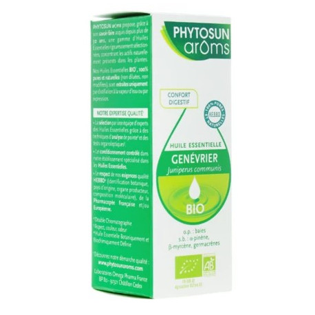 Huile Essentielle Genevrier BIO Phytosun 5ml Huile Essentielle Genevrier BIO Phytosun 5ml