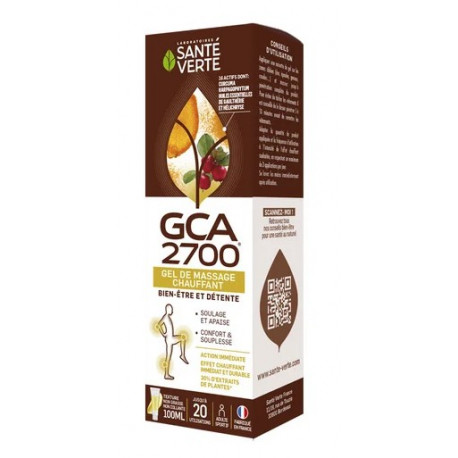 GCA gel de massage chauffant 100mL GCA gel de massage chauffant 100mL